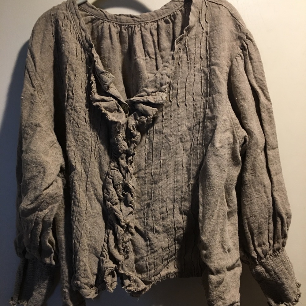 Magnolia Pearl L linen jacket